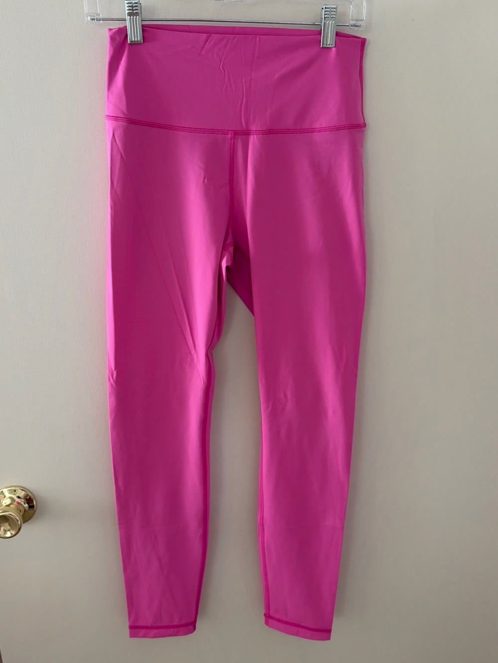 High-Waist Pink Leggings